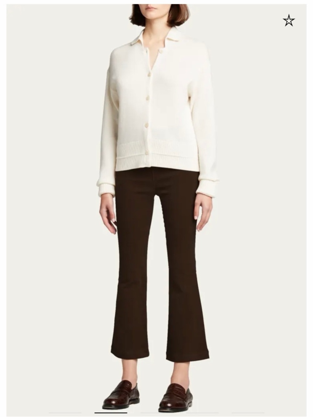 SPRWMN black Corduroy flare pull one. NWT Sz Medium